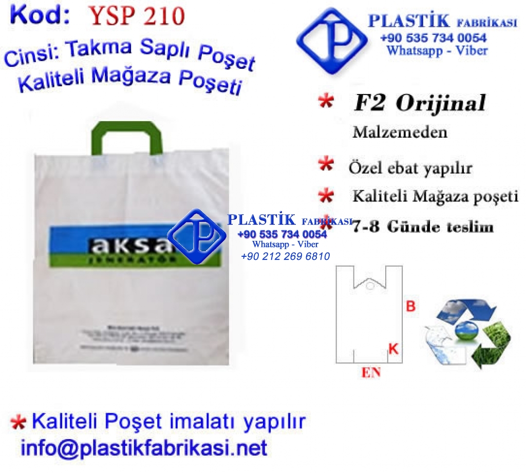 Özel Baskılı Yumuşak Saplı Poşet 210 Plastik Poşet Asetat PP Pvc Pet Şeffaf Sızdırmaz Kap