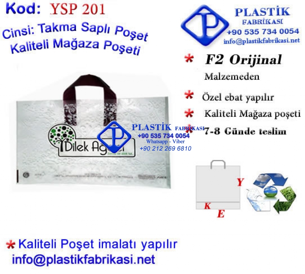 Logo Baskılı Yumuşak Saplı Poşet 201 Plastik Poşet Asetat PP Pvc Pet Şeffaf Sızdırmaz Kap